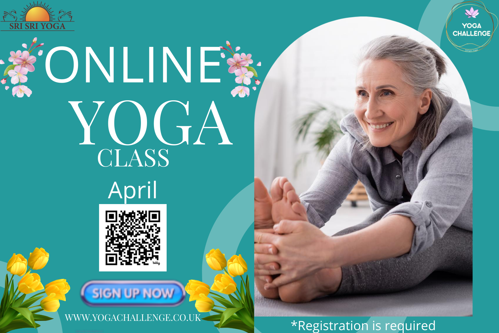 Online Yoga April